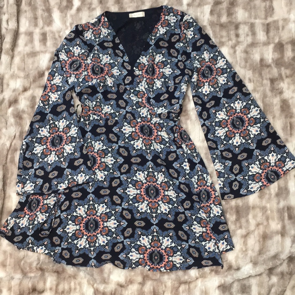 Altar'd State Wrap Gwendolyn Wrap Dress NEW
